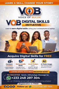 Voice of Buluk Launches “VOB Digital Skills Initiative” to Empower Buluk Youth with Free Digital Skills Training
