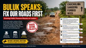 Buluk Speaks Through Social Media: “Fix Our Roads First” — Growing Public Pressure Mounts on Leaders