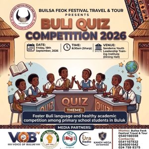 Buli Quiz Competition 2026 to Promote Language, History and Culture Among Pupils in Buluk