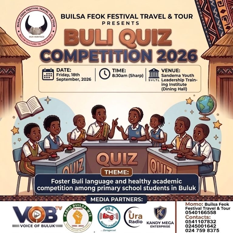 Buli Quiz Competition 2026 to Promote Language, History and Culture Among Pupils in Buluk