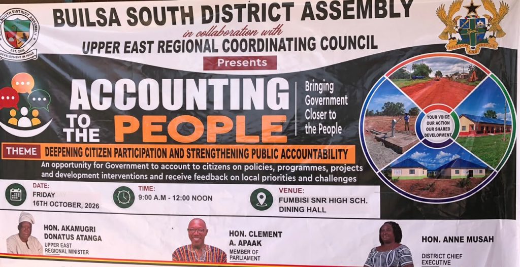 Builsa South Residents Demand Better Roads, Transparency at Accountability Forum